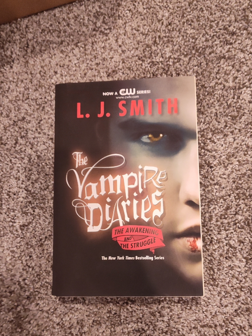 Must Bundle L. J. Smith The Vampire Diaries Paperback - Black & Red Cover